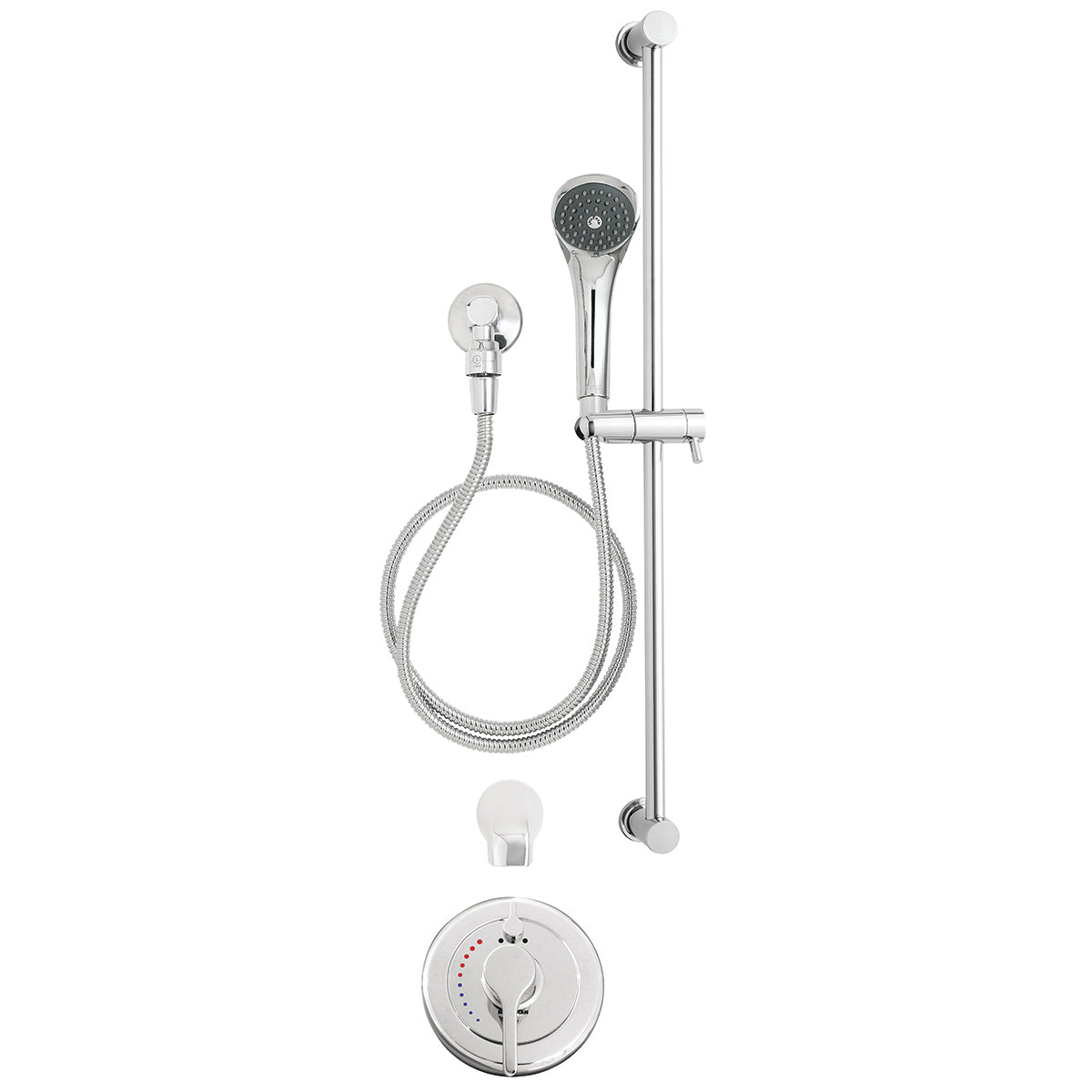 Speakman SLV-3450 Sentinel Mark II Diverter Trim, Shower and Tub Package (Valve not included) Polished Chrome Finish - 2.5 GPM