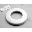 Sioux Chief 921-6W 1-1/2" IPS ID x 3-1/2" OD TrimTite White Polyethylene Low Pattern Shallow Escutcheon