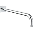 Lura S-2572 Wall Mounted Rain Shower Arm & Flange in Polished Chrome