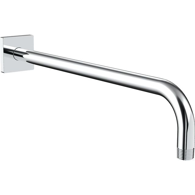 Lura S-2572 Wall Mounted Rain Shower Arm & Flange in Polished Chrome