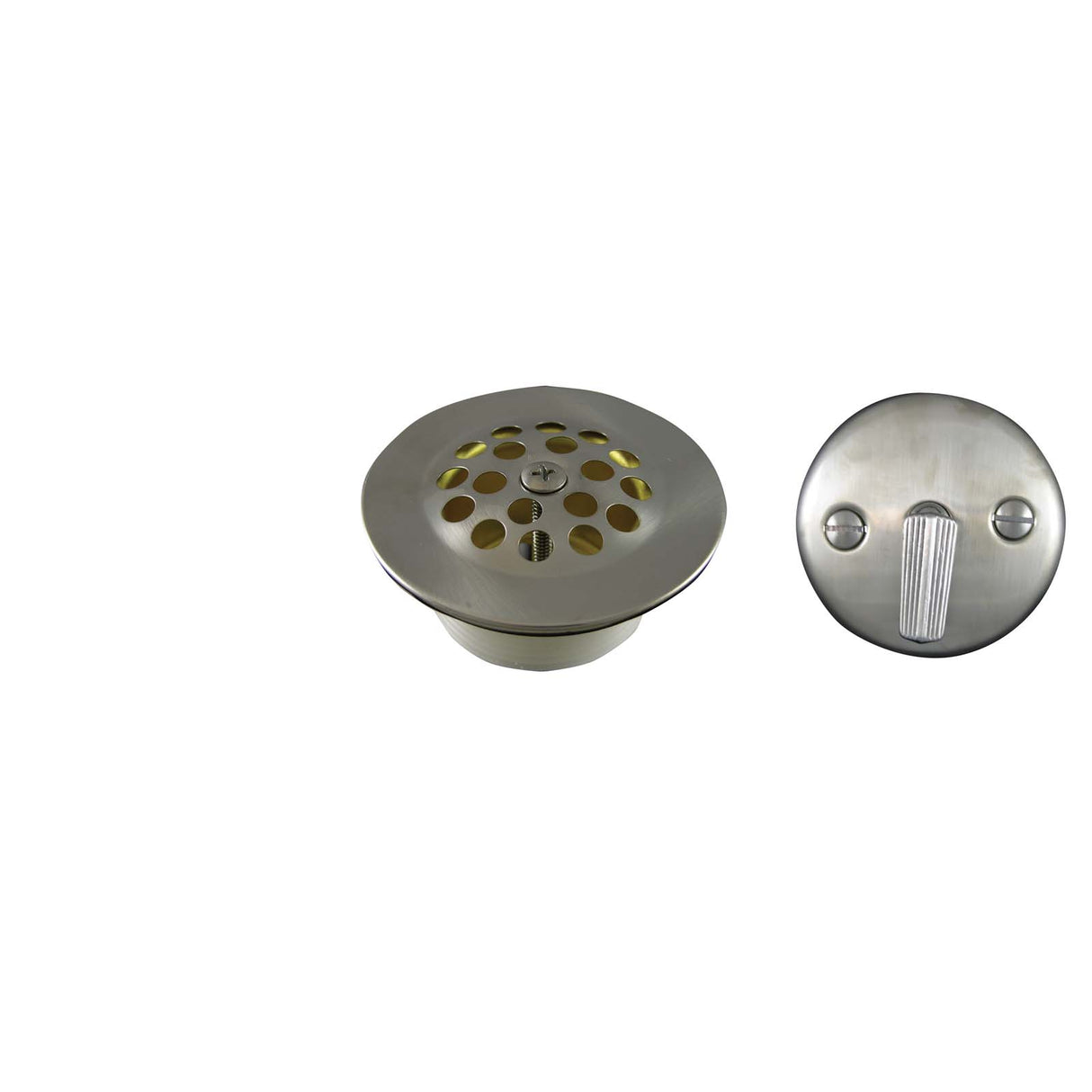 PlumbMaster Approved 80914 Trip Lever Bath Drain PVD Brushed Nickel