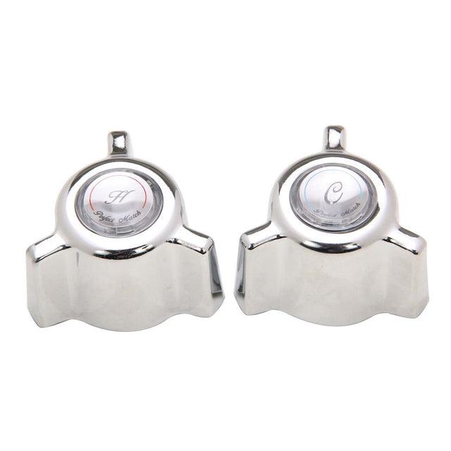 PlumbMaster Approved 20038 BR-20H Cast Broach Style Handle Pak (Pair) for Briggs Tub and Shower