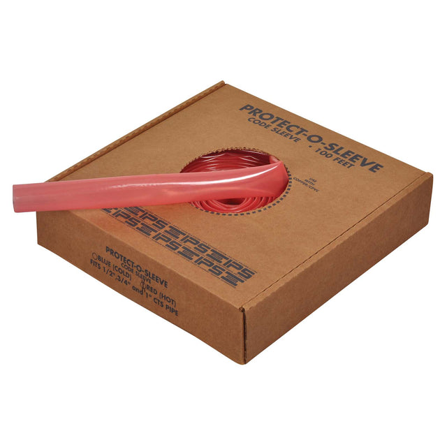 IPS Corp 83416 1/2 - 1" Polyethylene Ultra-Flex Heavy Pipe Sleeving Red