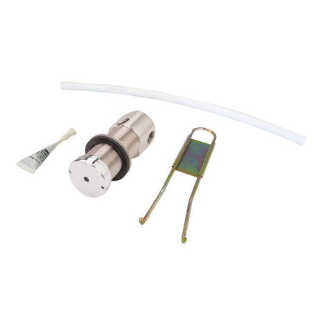 Haws 5874PB Chrome-Plated Brass Push-Button and Fountain Valve Assembly, 3/4"