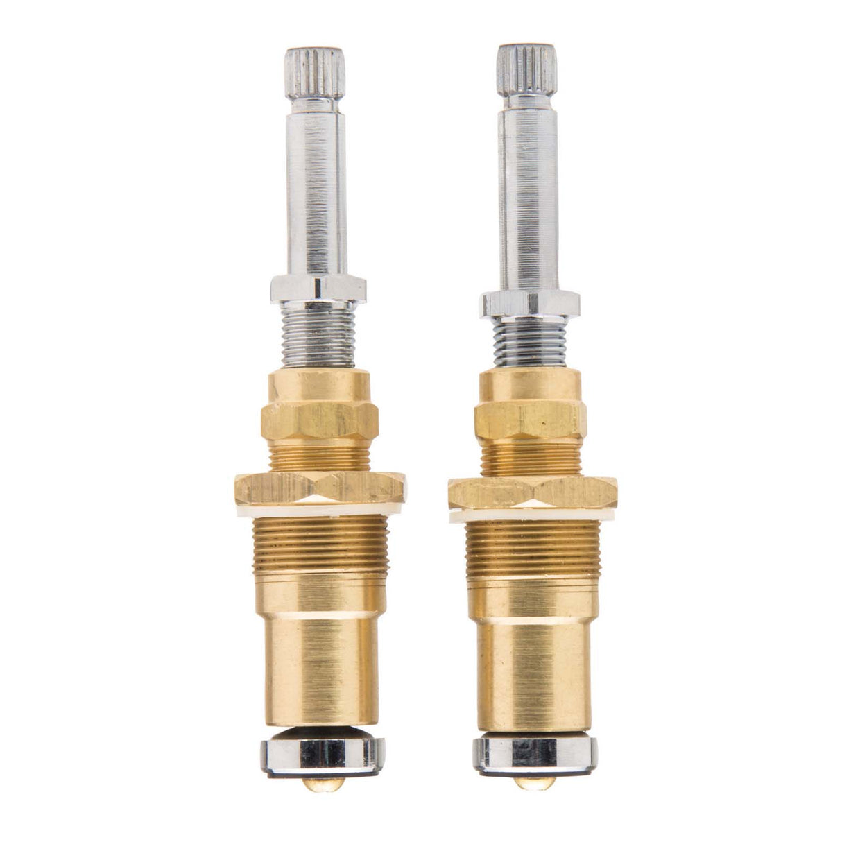 PlumbMaster Approved 10773 Right Hand Hot and Cold Stem with Bonnets (Pair) for Speakman Concealed Bath Valve