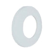 Sioux Chief 921-7W 2" IPS ID x 3-1/2" OD TrimTite White Polyethylene Low Pattern Shallow Escutcheon