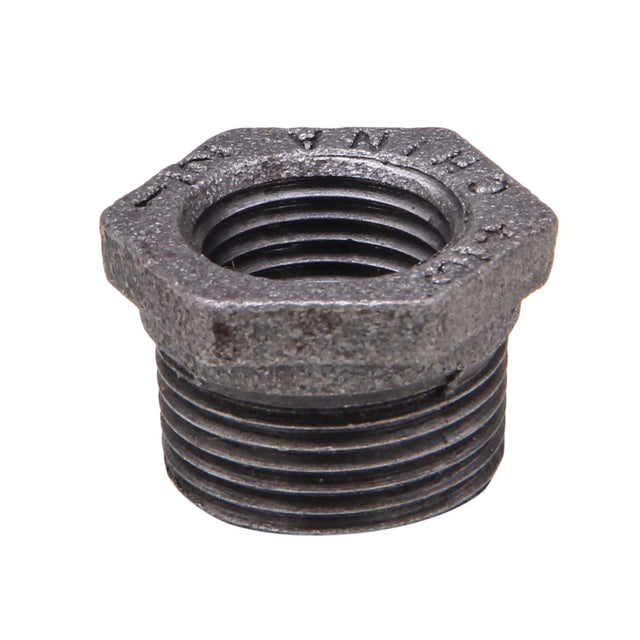 PlumbMaster Approved 95281 1-1/2" MIP x 1-1/4" FIP Black Bushing (Domestic)