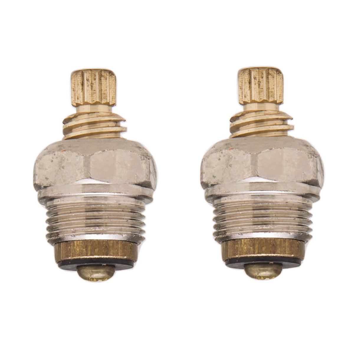 PlumbMaster Approved 10197NL Low-Lead Right Hand Hot and Cold Stem with Bonnets for Crane Riviera Kitchen Faucet