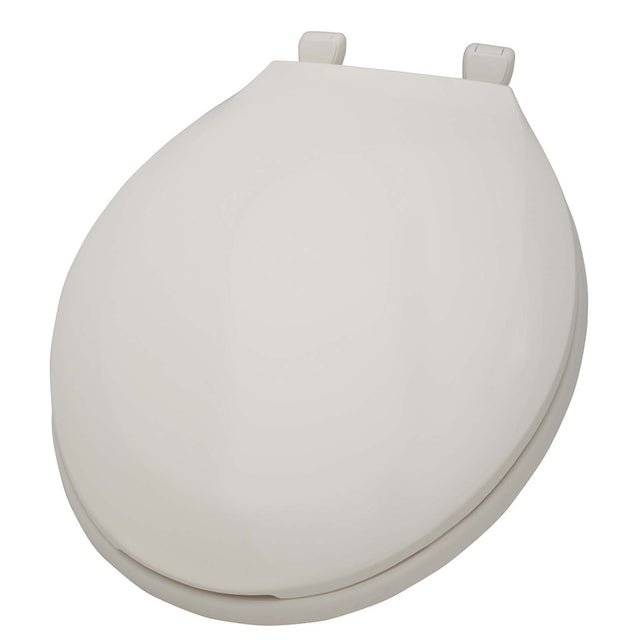 1200 Bone Centoco 1200 Series Economy Closed Front Round Solid Plastic Toilet Seat with Cover, Bone