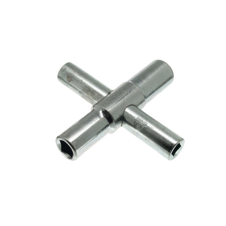 PlumbMaster Approved 36332 Steel 4-In-1 Sillcock Key for 1/4" 9/32" 5/16" and 11/32" Stems