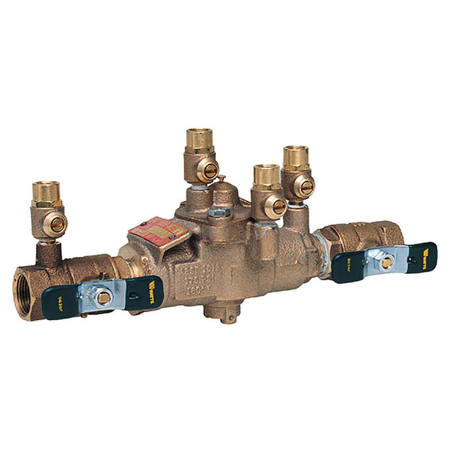Watts 391002 1/2" Cast Iron (Lead Free) Quarter-Turn Ball Valve Reduced Pressure Zone Assembly