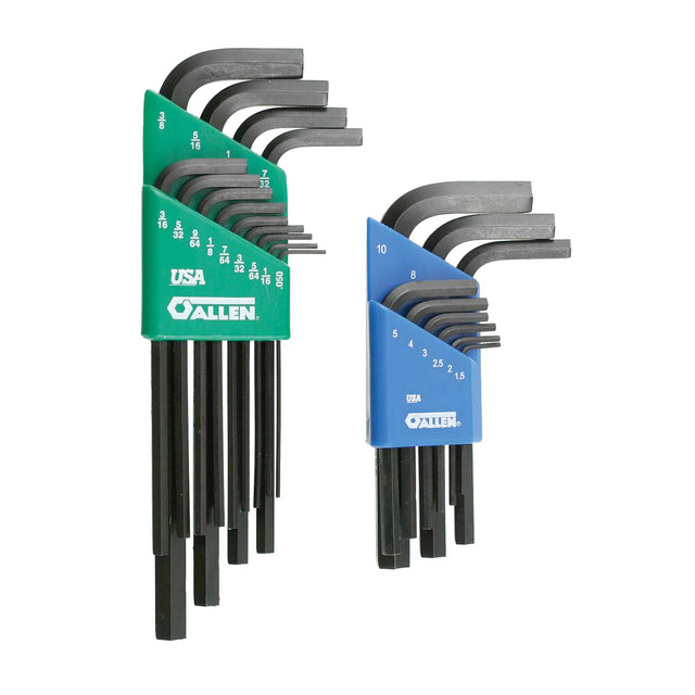 PlumbMaster Approved 10222 Black Oxide Alloy Steel Hex Key Set with Caddy, 22-Pieces