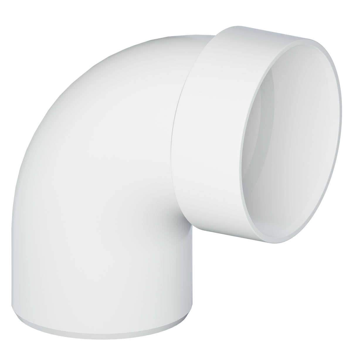 Tigre 36-2062 4" Hub PVC Sewer & Drain Street Elbow 90°