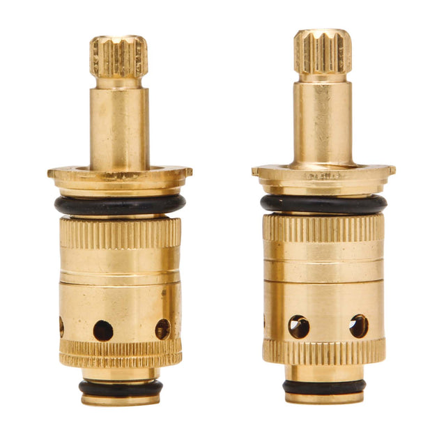 PlumbMaster Approved 11061NL No-Lead Right Hand Hot & Cold Stem (Pair) For Elkay, Universal Rundle, Sears, Milwaukee, Bradley