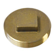 3-1/2" Raised Square Head Cleanout Plug