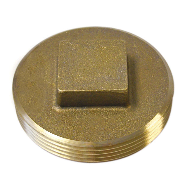 3-1/2" Raised Square Head Cleanout Plug