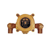 Leonard 210-LF-F Lead-Free Master Thermostatic Mixing Valve, 1/2" Sweat, 0.5 - 9 gpm, Rough Bronze