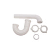 PlumbMaster Approved 51087 1-1/4 x 1-1/2 x 1-1/4" Polypropylene Molded P-Trap (Boxed) White
