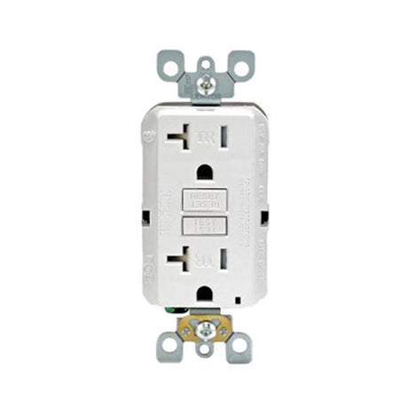 Eaton VGF15W Auto Ground Non-Tamper Resistant Ground Fault Interrupter, White, 125 V