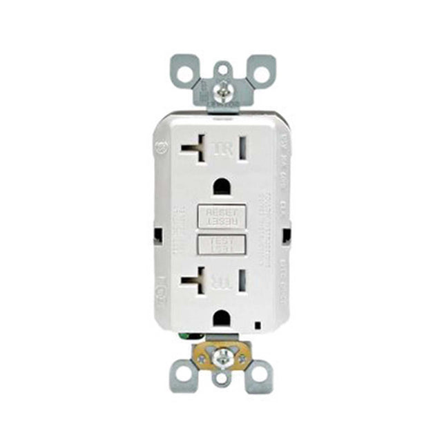 Eaton VGF15W Auto Ground Non-Tamper Resistant Ground Fault Interrupter, White, 125 V