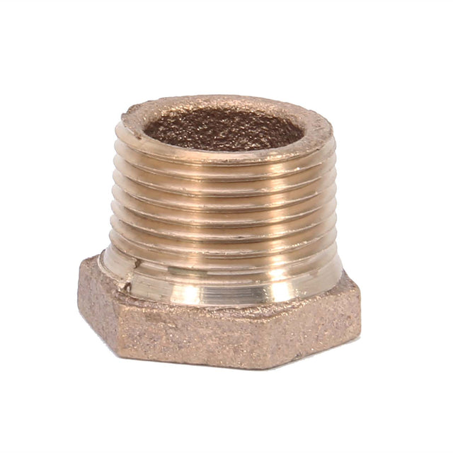 3/4" MIP x 1/2" FIP Brass Reducing Bushing