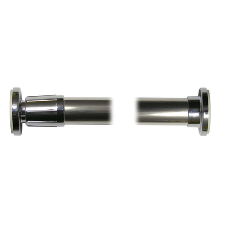PlumbMaster Approved 52060 Stainless Steel Shower Rod with Adjustable Flange, 5 ft