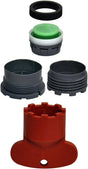 Danco 10780 1.5 GPM Cache Aerator Kit for Delta and Moen Faucets, Red/Black