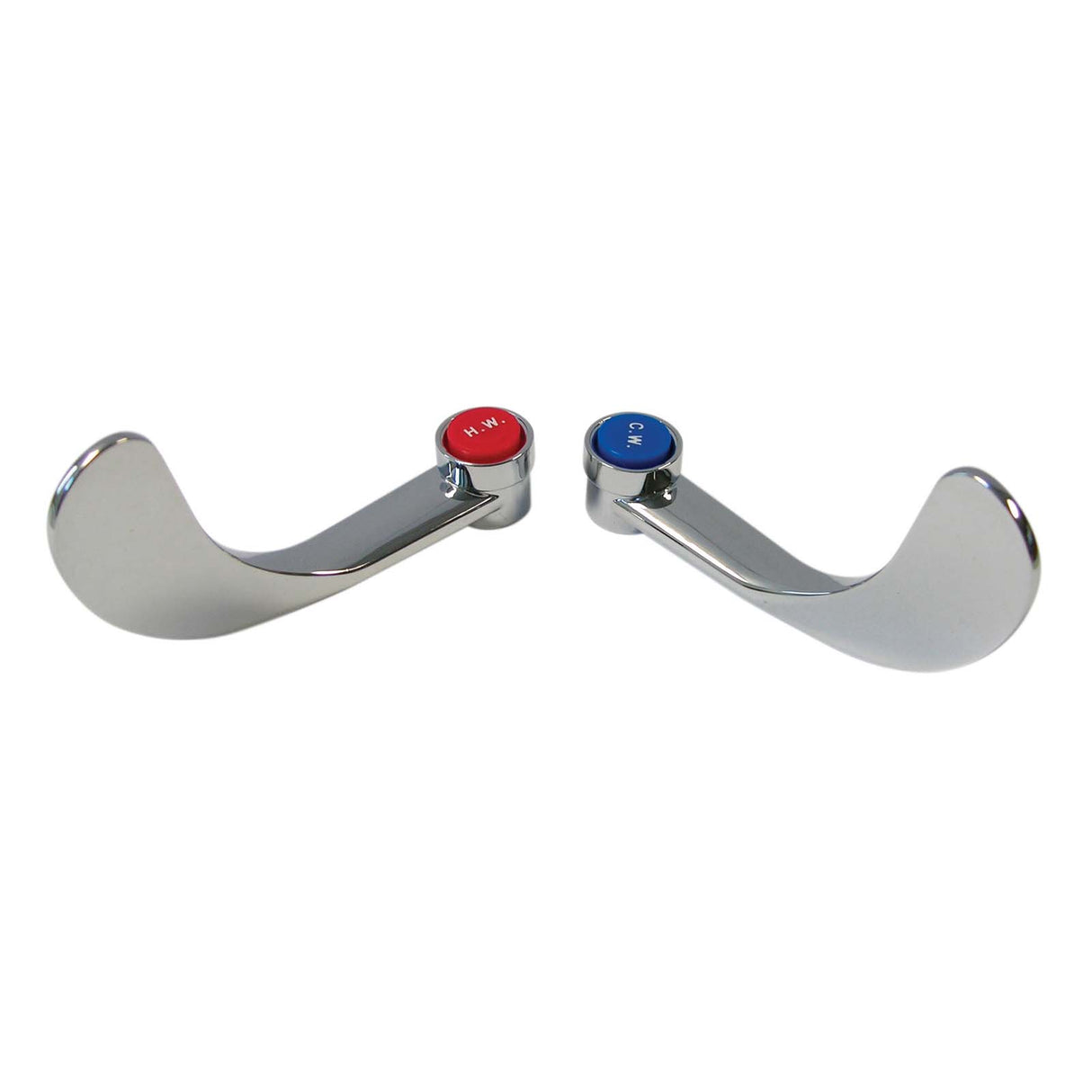 PlumbMaster Approved 20414 TS-5H Wrist Blade Style Handle Pak (Pair) for T&S Brass and Speakman, 4"