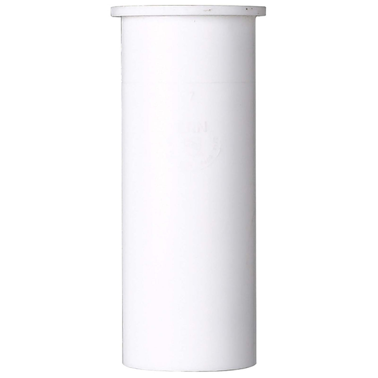 Keeney 10-4W 1-1/2 x 4" Polypropylene Plastic Flanged Sink Tailpiece (Bulk) White