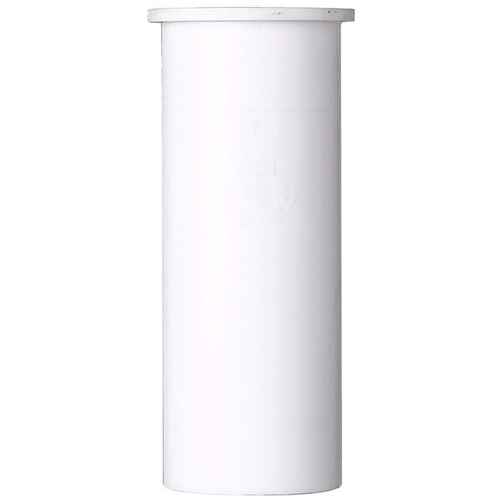 Keeney 10-4W 1-1/2 x 4" Polypropylene Plastic Flanged Sink Tailpiece (Bulk) White
