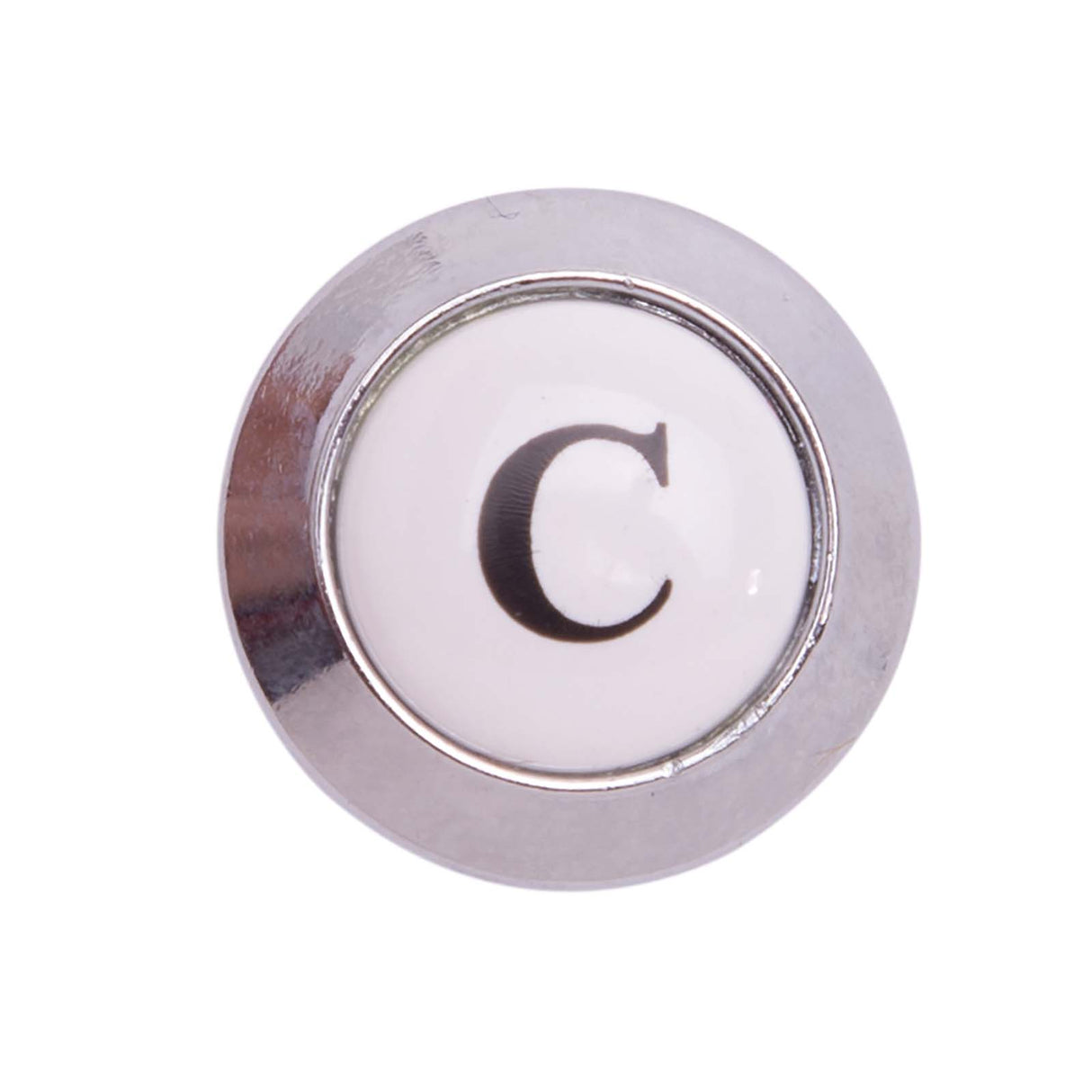 PlumbMaster Approved 46606 Chrome Plated Porcelain Cold Index Button