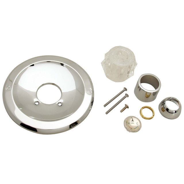 PlumbMaster Approved 28971 Chrome Remodling Trim Kit For Delta Series 600 Tub/Shower Bath Fixture Less Diverter