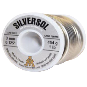Aim Silversol High Silver Bearing Lead Free Solder, 1 lb