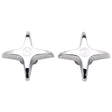 PlumbMaster Approved 46408P Gator Grip Hot and Cold Cross Handle (Pair)