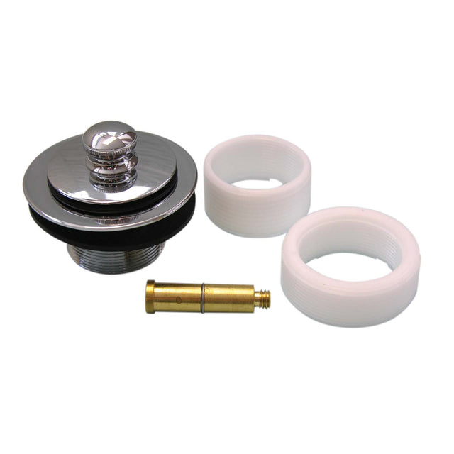 Chrome Plated Replacement Push-Pull" Style Bath Drain Assembly Kit