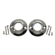 Sioux Chief Tomahawk 974-85020300 Regular Shower Rod Flange with Screws for 1" Tubes, Chrome Plated
