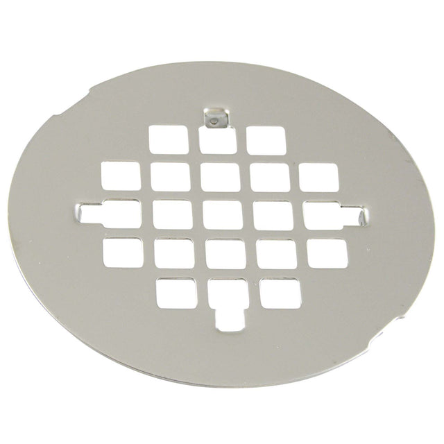 PlumbMaster Approved 53550 4-1/4" Stainless Steel Snap-In Style Casper Shower Drain Strainer (Bagged)
