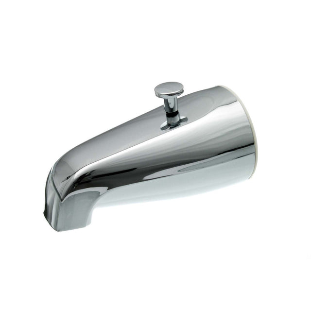 PlumbMaster Approved 80765 Bath Tub Spout, 1/2 or 3/4" IPS, Chrome