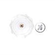 PlumbMaster Approved 97462 Hot Handle for Price Pfister Mobile Home Shower Valve, Clear Acrylic