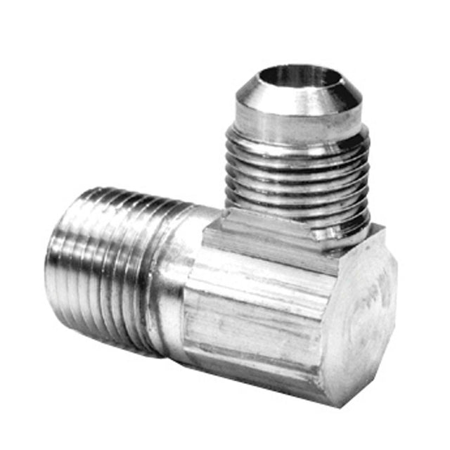 PlumbMaster Approved 83068 1/4" OD Flare x MIP 90 deg Brass Elbow