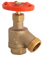 PlumbMaster Approved LB 34 1/2" x 3/4" FIP x Hose Bent Nose Garden Valve Cast Brass Body
