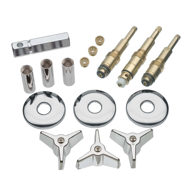 3-Handle Remodeling Trim Kit For Series Short Pattern American Standard Colony Bath Fixture