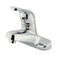 Kingston Brass KB511LP Wyndham Single Handle Centerset Bathroom Faucet Less Pop-up, Chrome