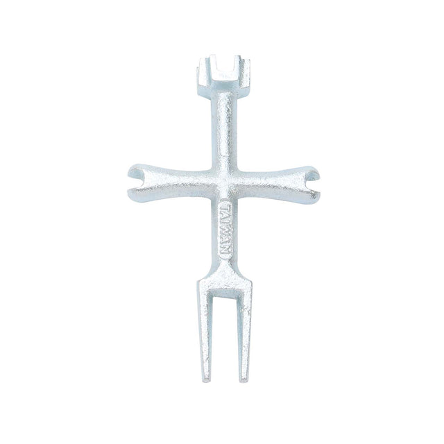 PlumbMaster Approved 86200 Iron Anodized Aluminum P.O.Plug Wrench, 6"
