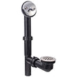 Sioux Chief 973-1010C04 Plastic Bath Waste with Trip Lever Black