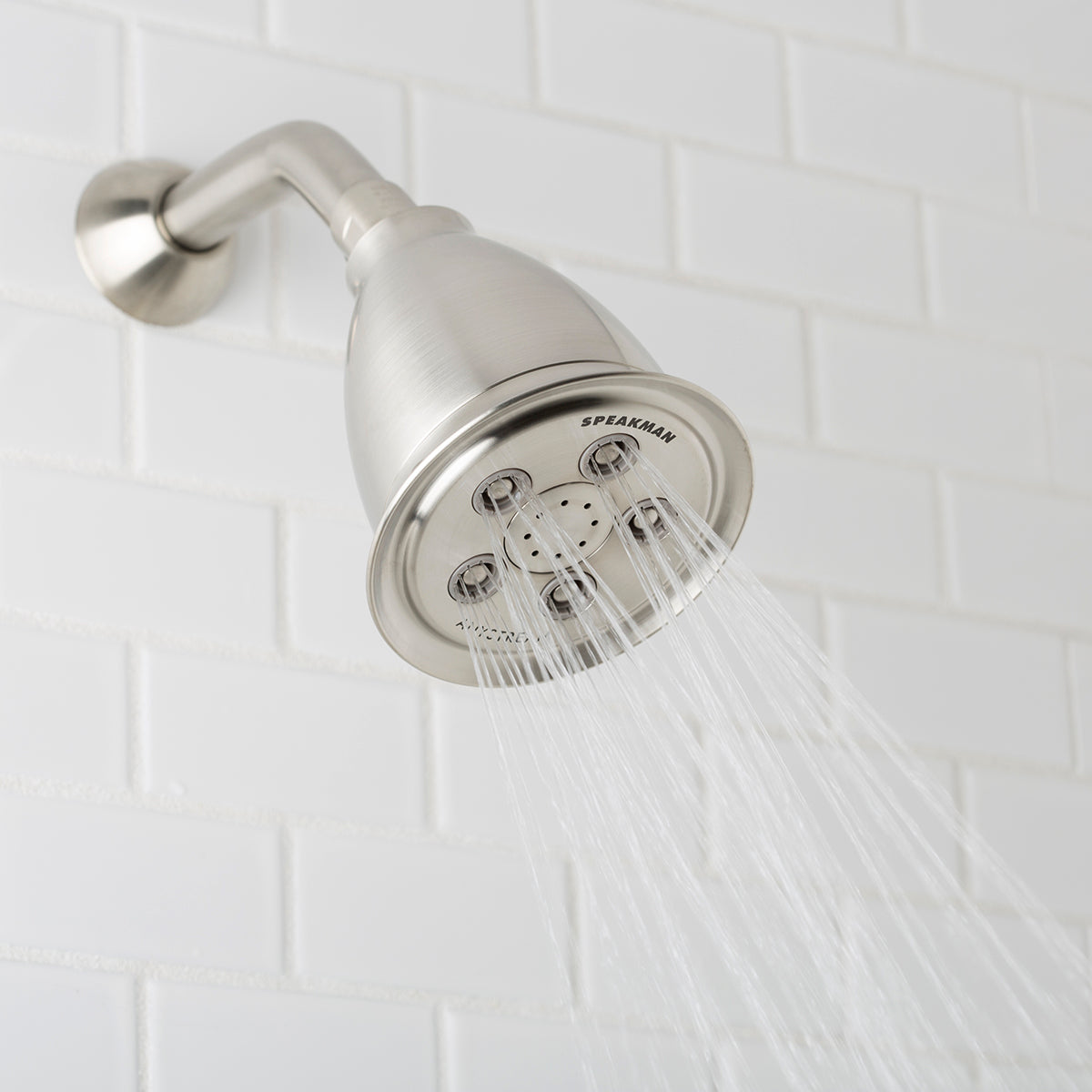 Speakman Hotel S-2005-HBBNE175 Low Flow Shower Head Brushed Nickel Finish - 1.75 GPM