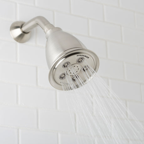 Speakman Hotel S-2005-HBBNE175 Low Flow Shower Head Brushed Nickel Finish - 1.75 GPM