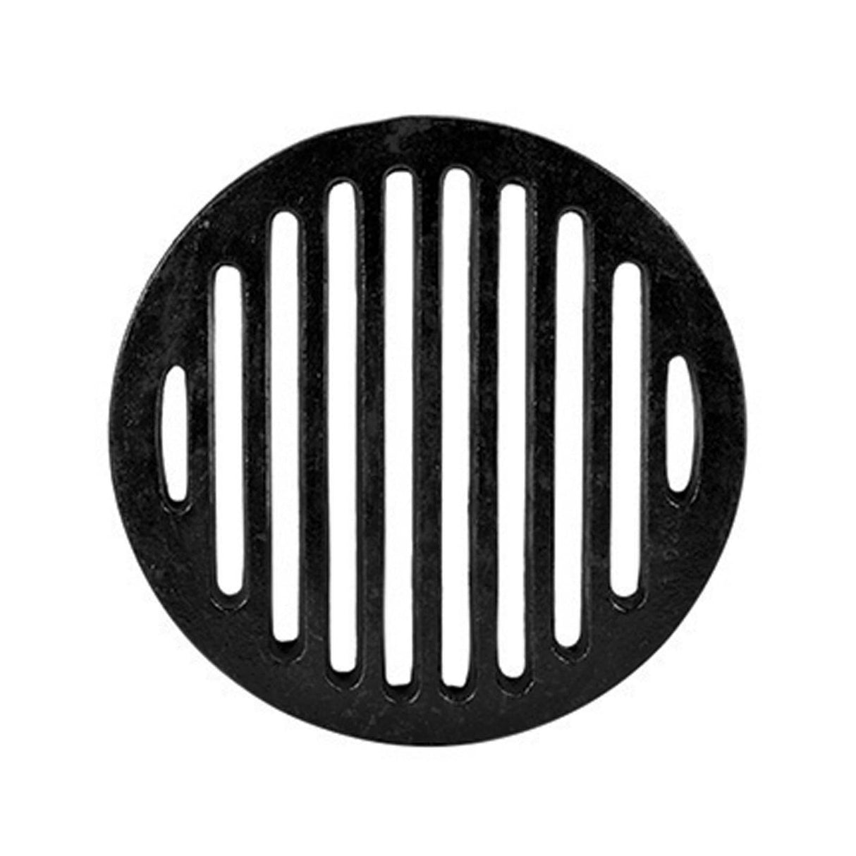 Jones Stephens J60-094 6" Cast Iron Vent Box Strainer Painted Black