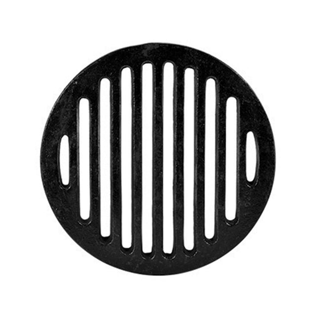 Jones Stephens J60-094 6" Cast Iron Vent Box Strainer Painted Black