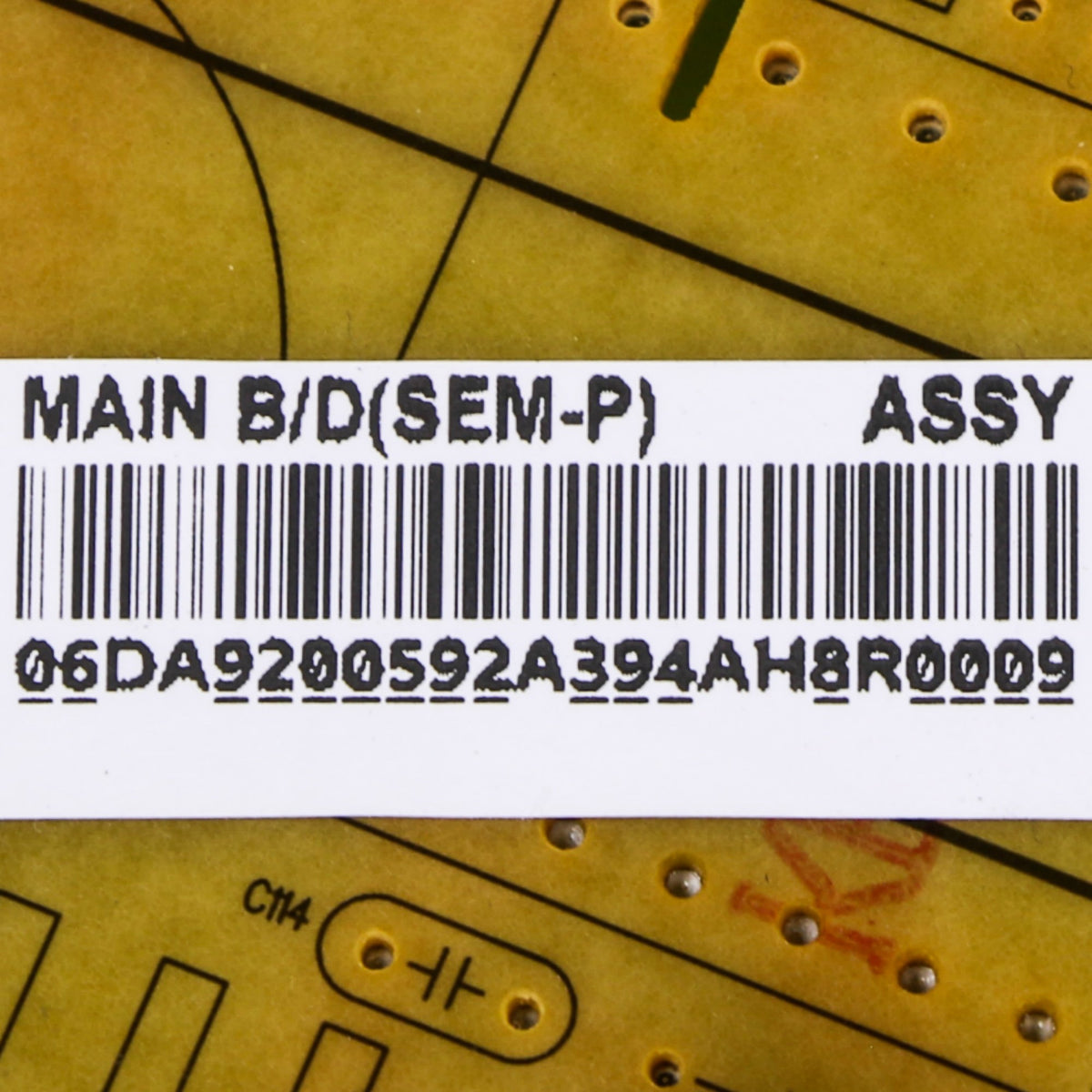 Samsung DA92-00592A Assy Pcb Main